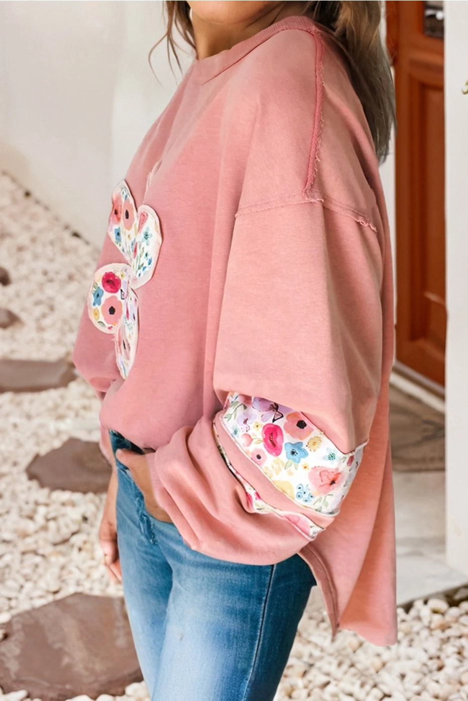 Rose Pullover Sweatshirt