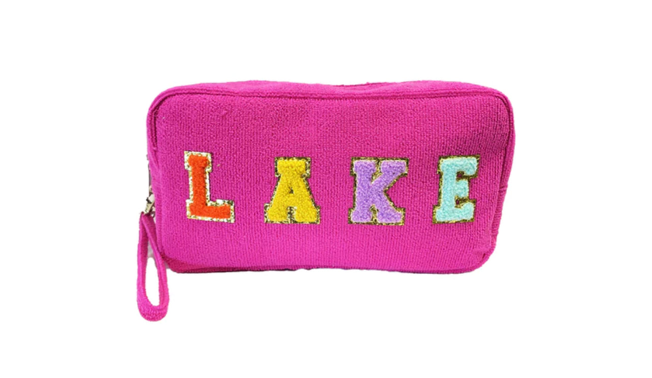 Terry Cloth Cosmetic Bag