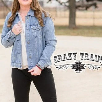 Crazy Train Night Moves Denim Jacket