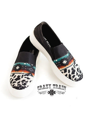Crazy Train Kooky Kicks Cow Hide