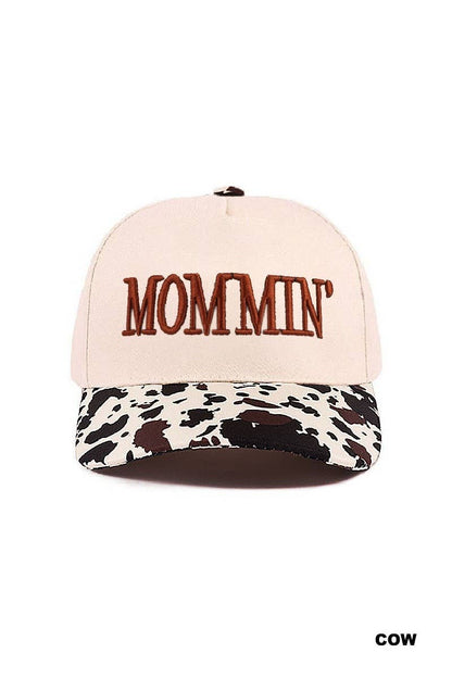 Mommin' Two Tone Canvas Cotton Cap
