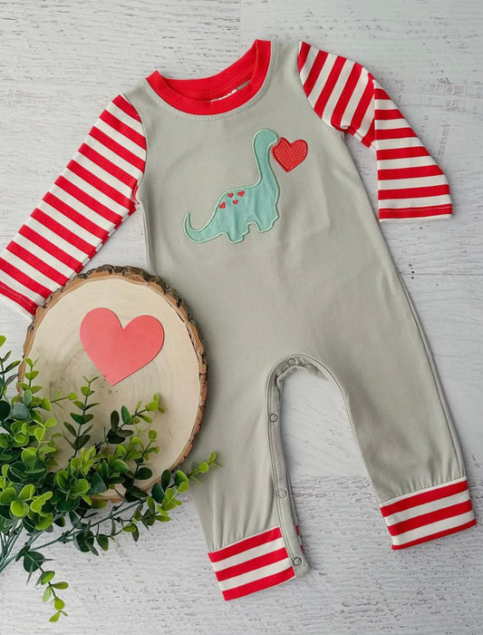 Boys Dino Love Onesie