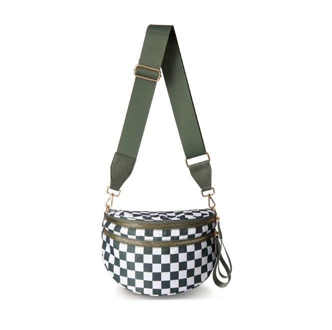 Checkered Bum Bags Large