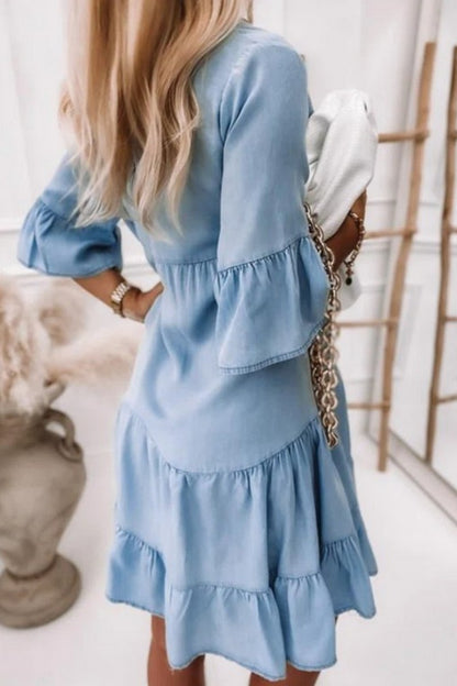 Denim Babydoll Dress