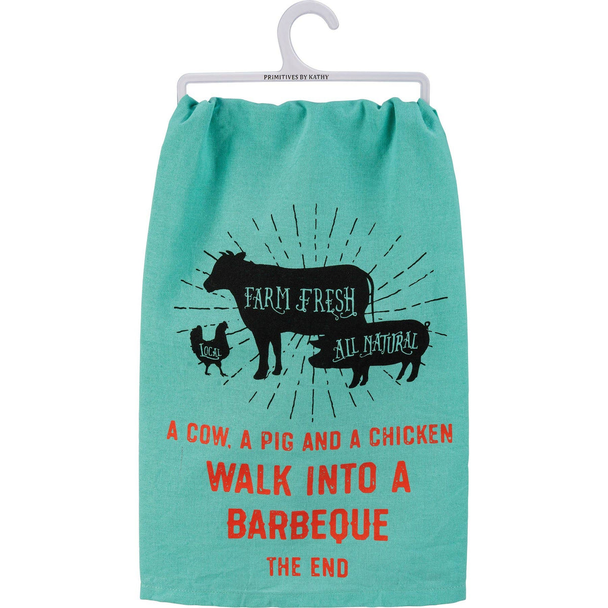 Walk Into A Barbeque The End Kitchen Towel