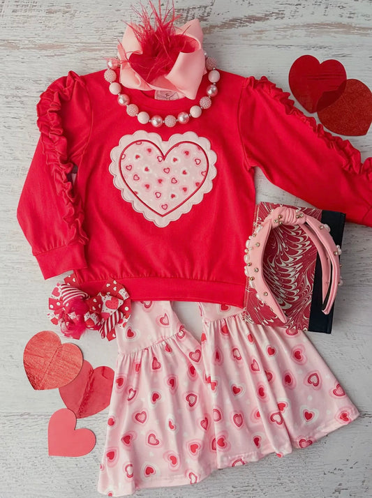 Girls Heart Outfit