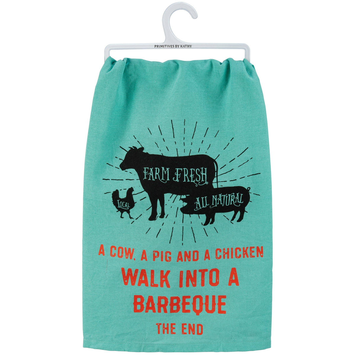 Walk Into A Barbeque The End Kitchen Towel