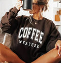 Coffee Weather Graphic Sweatshirt