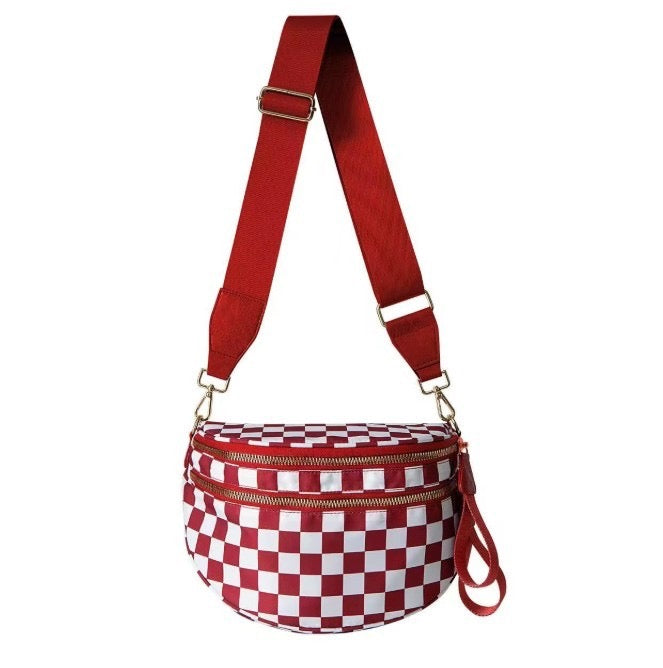 Checkered Bum Bags Large