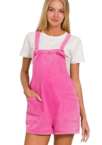 Pink Knot Overalls