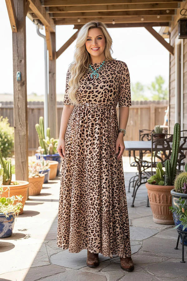 Leopard Maxi Dress