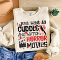 Cuddle & Watch Horror Movies Graphic