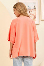 Orange ANDRÉE X MORGAN NICOLE Terry Oversized Top