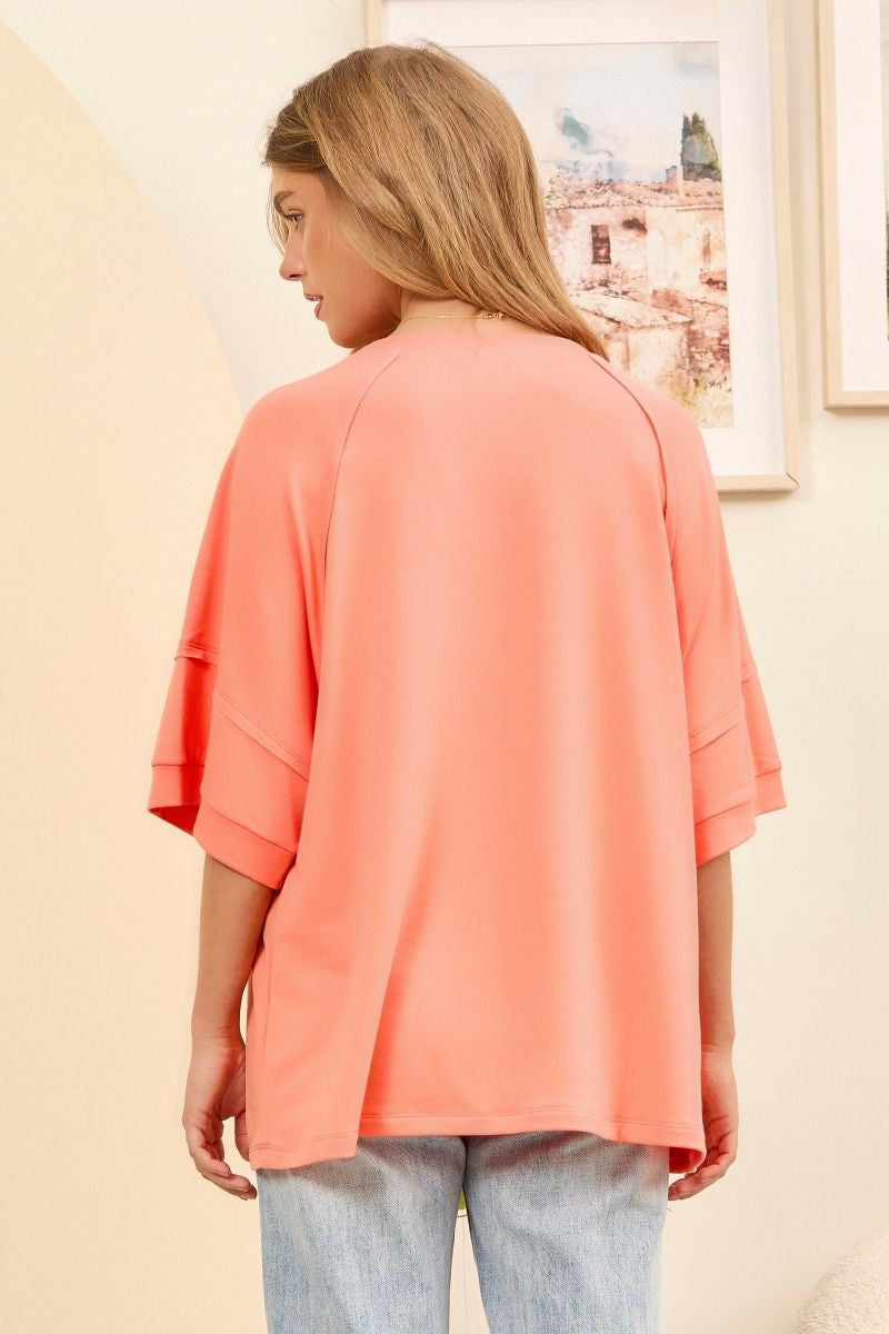 Orange ANDRÉE X MORGAN NICOLE Terry Oversized Top