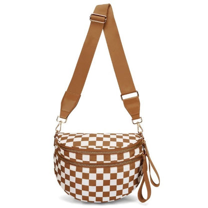 Checkered Bum Bags Large