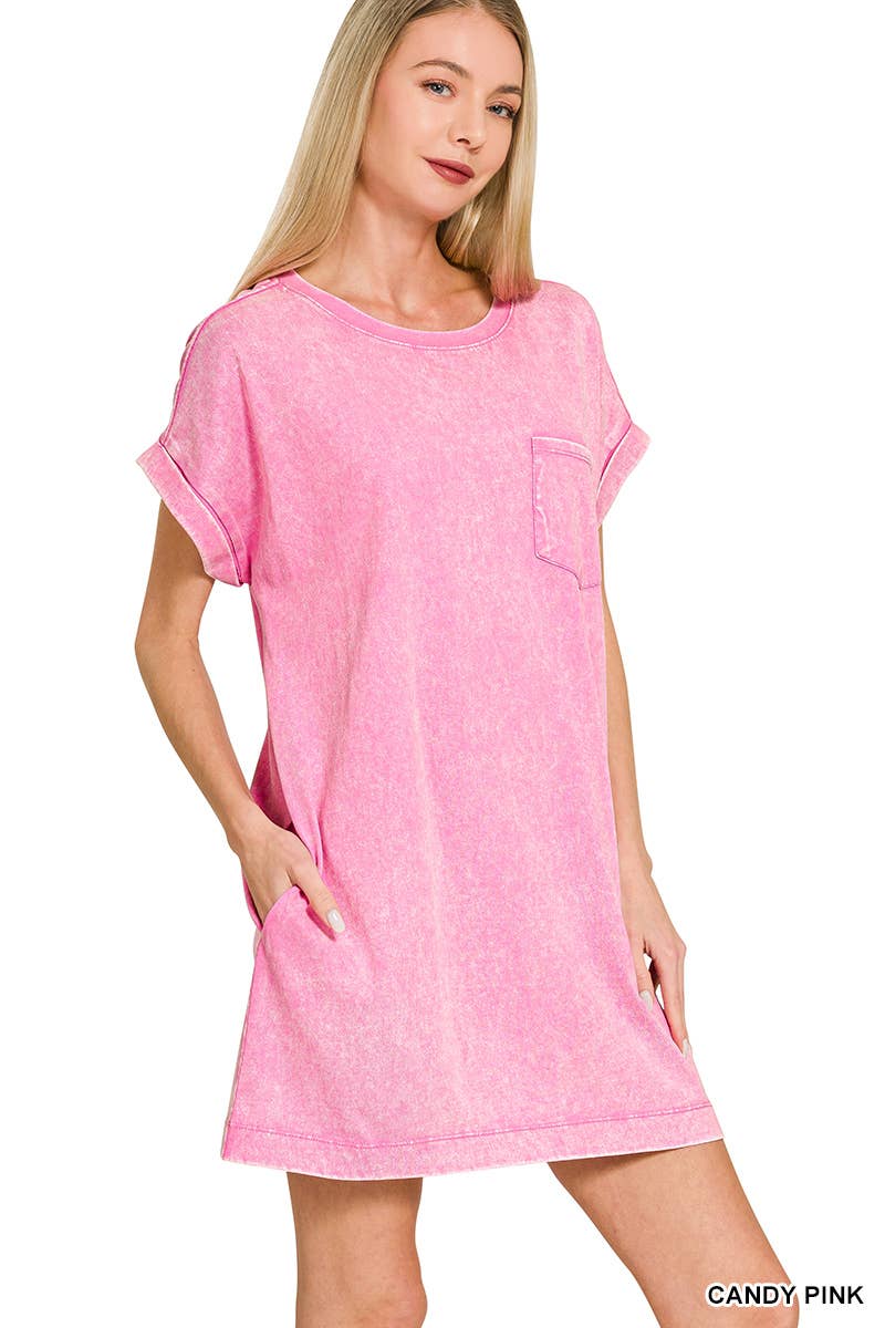 Premium Cotton Washed T-shirts Dress