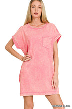 Premium Cotton Washed T-shirts Dress