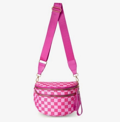 Checkered Bum Bags Large