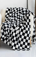 Checkerboard Printed Soft Throw