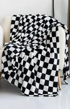 Checkerboard Printed Soft Throw