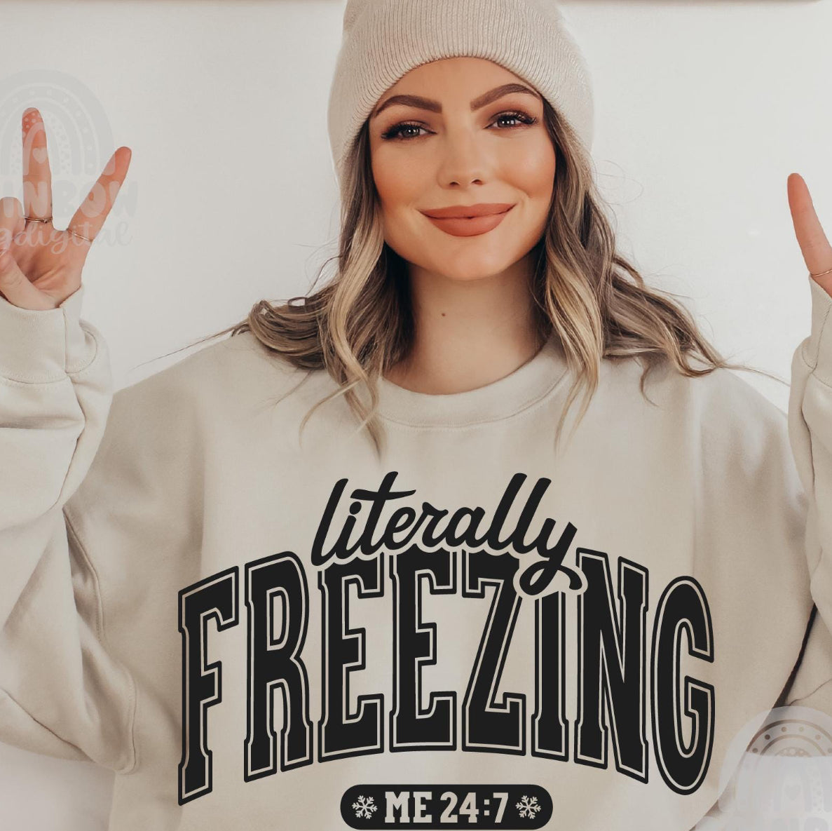 Literally Freezing 24/7 Graphic Sweatshirt