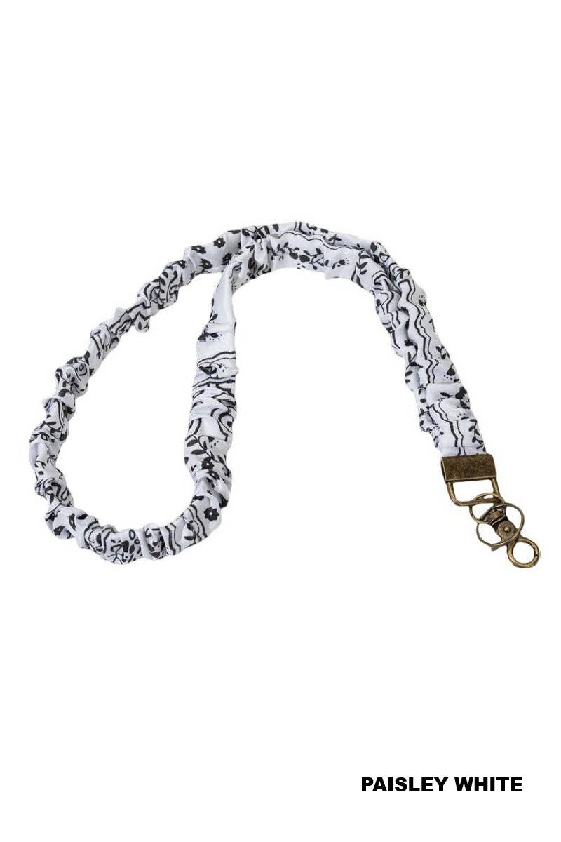 Trendy Scrunchie Lanyard