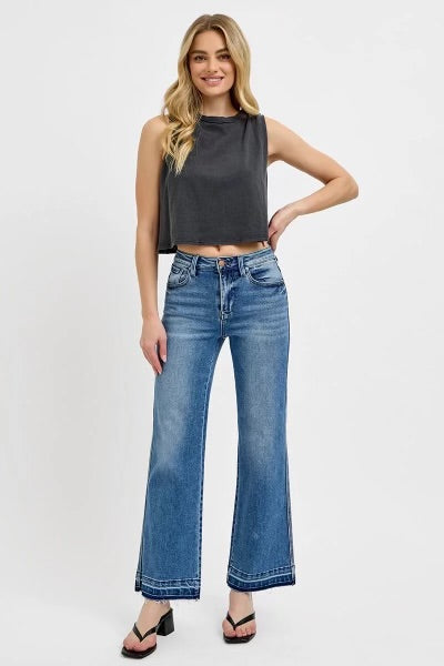 Risen High-Rise Ankle Straight