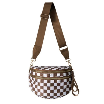 Checkered Bum Bags Large