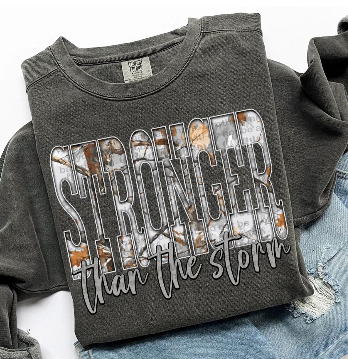Stronger Than the Storm Camo Graphic