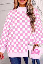 GAMEDAY Checkered Reversible Mockneck Sweatshirt | S-XL