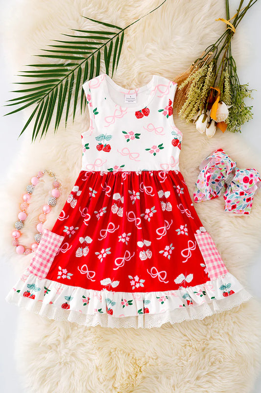 Girls Strawberry Coquette