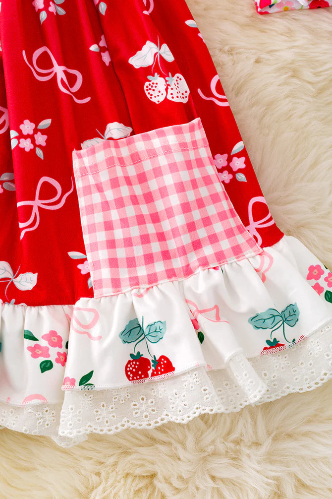Girls Strawberry Coquette