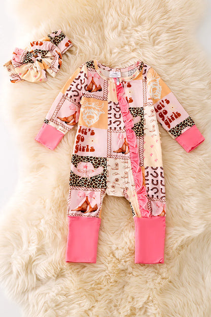 Let's Go Girls Bamboo Onesie