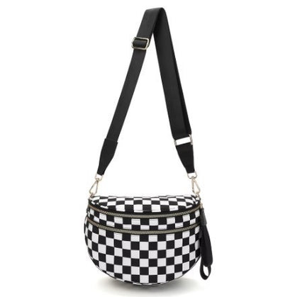 Checkered Bum Bags Large