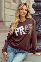 PRAY Embroidered Sweatshirt