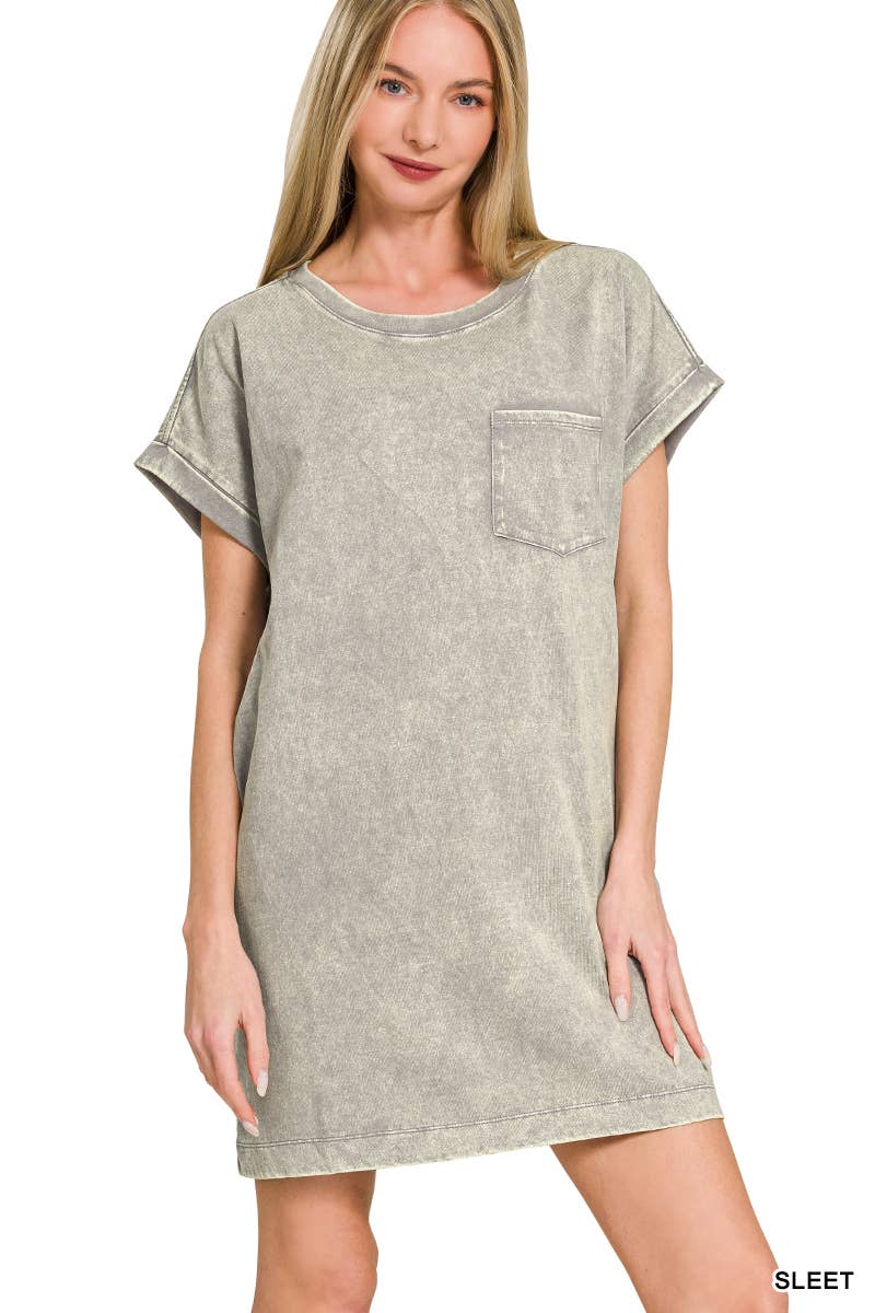 Premium Cotton Washed T-shirts Dress
