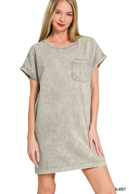 Premium Cotton Washed T-shirts Dress