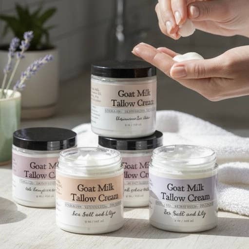 Goat Milk Tallow Cream - Lavender Fields