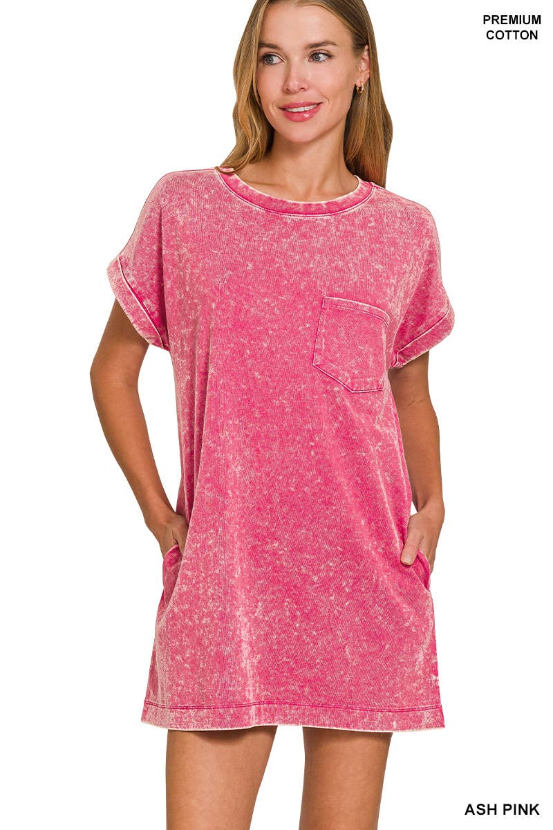 Premium Cotton Washed T-shirts Dress