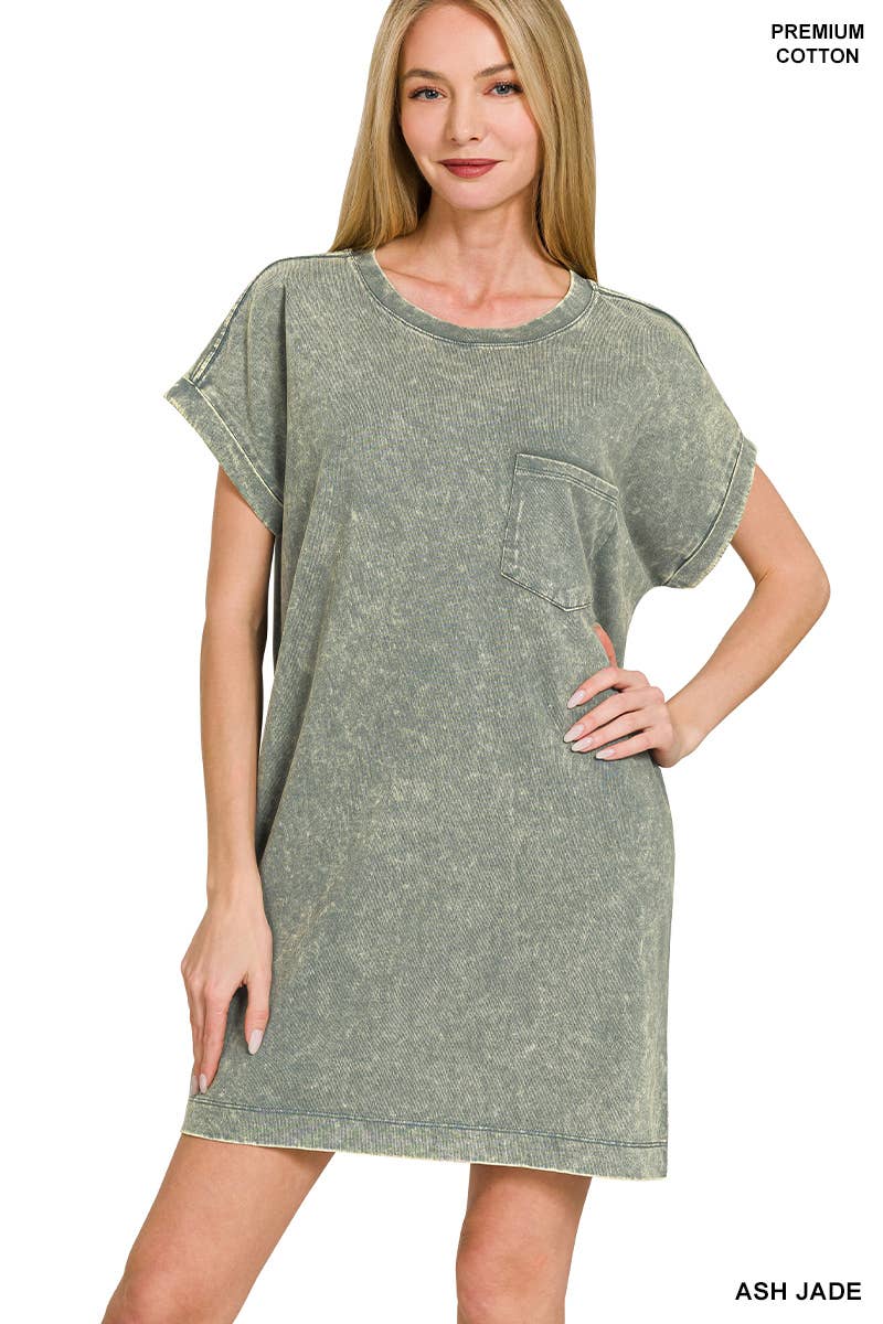 Premium Cotton Washed T-shirts Dress