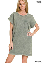 Premium Cotton Washed T-shirts Dress
