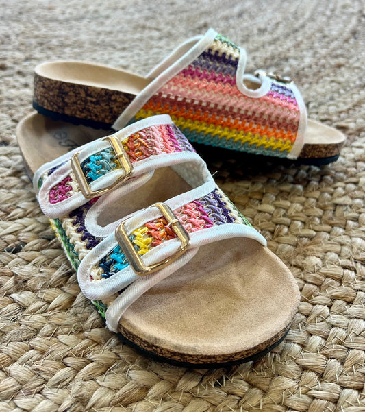 Watercolor Sandals