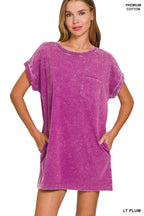 Premium Cotton Washed T-shirts Dress