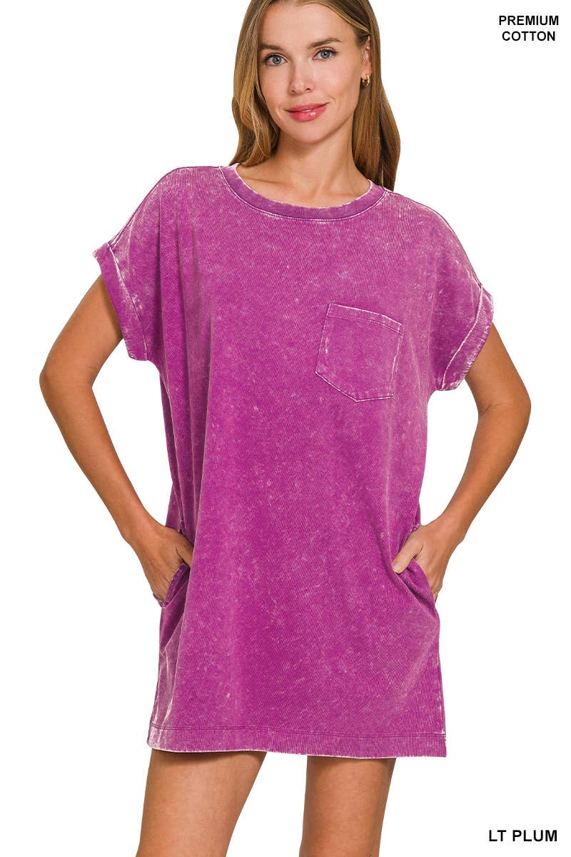 Premium Cotton Washed T-shirts Dress