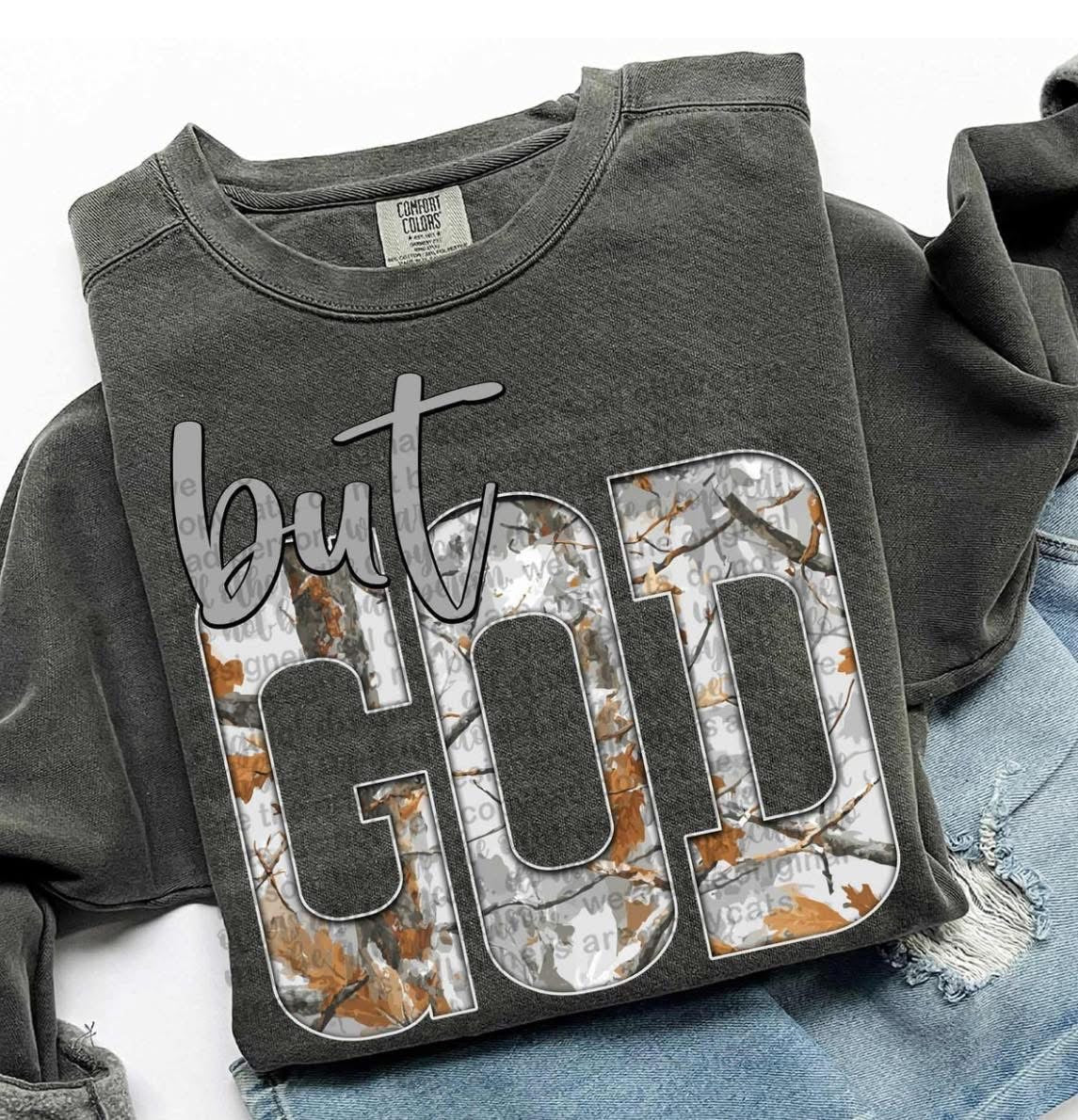 But God Camo Graphic