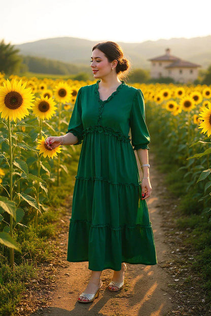 Ruffled Elegant Dress