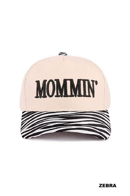 Mommin' Two Tone Canvas Cotton Cap