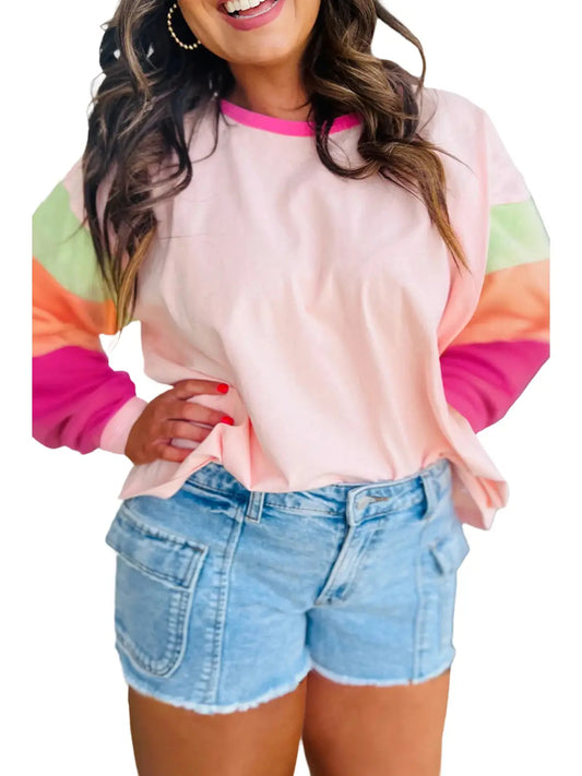 Color Block Long Sleeve