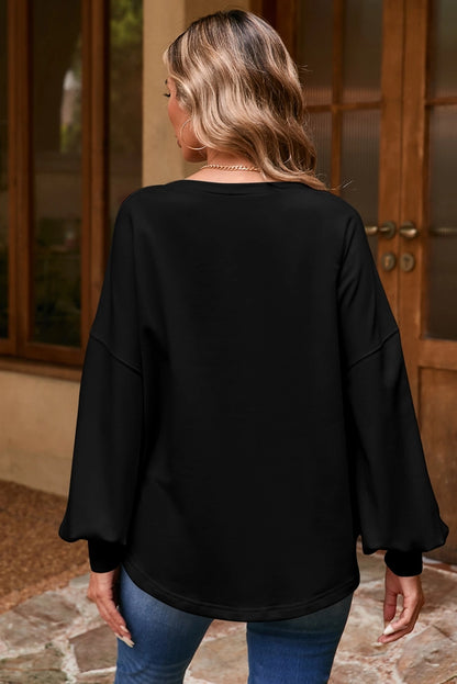 Studded Star Oversized Top