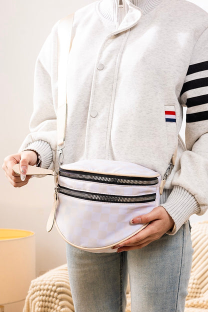 Zenana Checkered Bum Bag